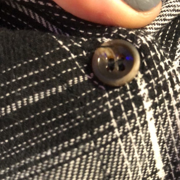 Shein size large black and white flannel - Picture 3 of 4